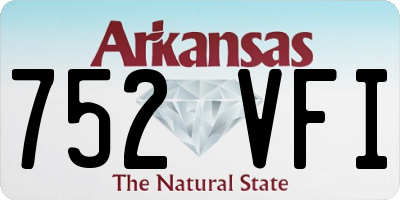 AR license plate 752VFI