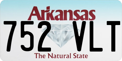 AR license plate 752VLT