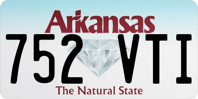 AR license plate 752VTI