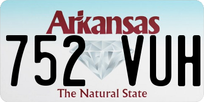 AR license plate 752VUH