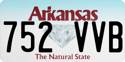 AR license plate 752VVB