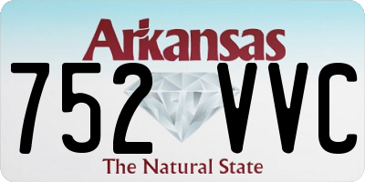 AR license plate 752VVC