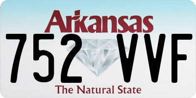 AR license plate 752VVF