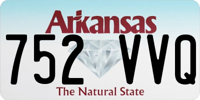 AR license plate 752VVQ