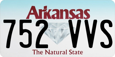 AR license plate 752VVS