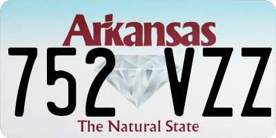 AR license plate 752VZZ