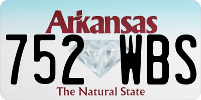 AR license plate 752WBS