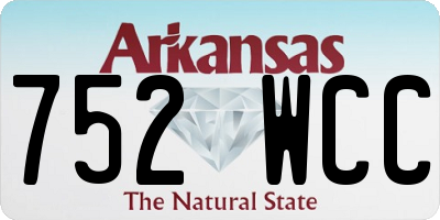AR license plate 752WCC