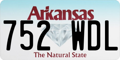AR license plate 752WDL