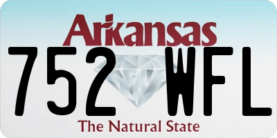 AR license plate 752WFL