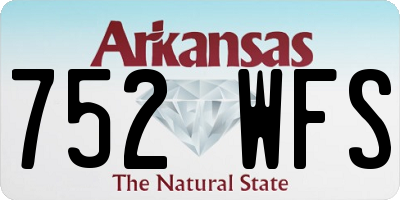 AR license plate 752WFS