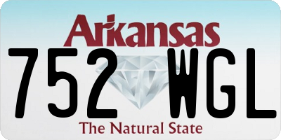 AR license plate 752WGL