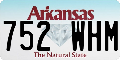 AR license plate 752WHM