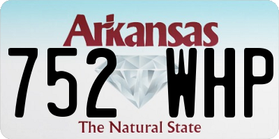 AR license plate 752WHP