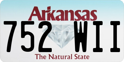 AR license plate 752WII