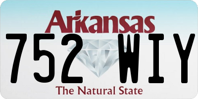AR license plate 752WIY