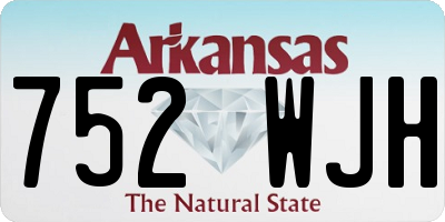 AR license plate 752WJH