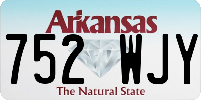 AR license plate 752WJY