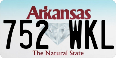 AR license plate 752WKL