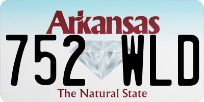 AR license plate 752WLD