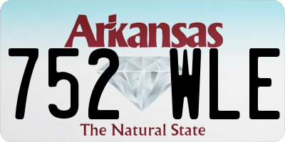 AR license plate 752WLE