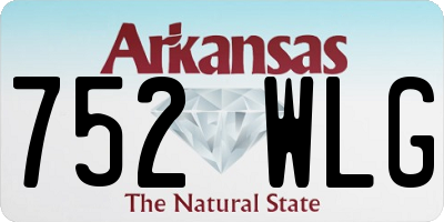 AR license plate 752WLG