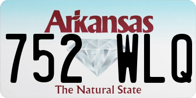 AR license plate 752WLQ