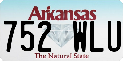 AR license plate 752WLU