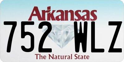 AR license plate 752WLZ