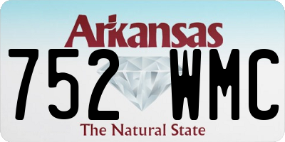 AR license plate 752WMC