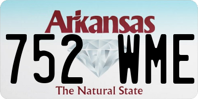 AR license plate 752WME