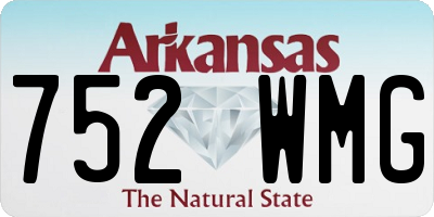 AR license plate 752WMG