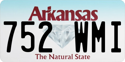 AR license plate 752WMI
