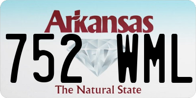 AR license plate 752WML