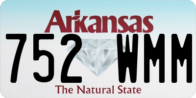 AR license plate 752WMM
