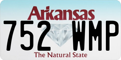 AR license plate 752WMP