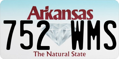 AR license plate 752WMS