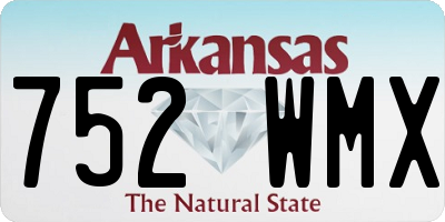 AR license plate 752WMX