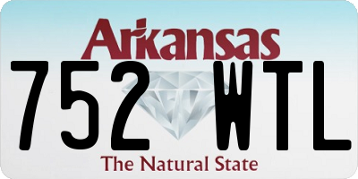 AR license plate 752WTL