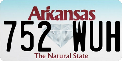 AR license plate 752WUH