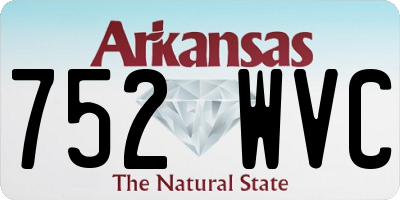 AR license plate 752WVC