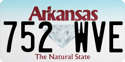 AR license plate 752WVE