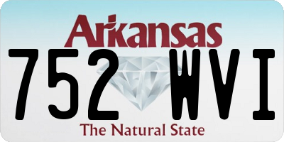 AR license plate 752WVI