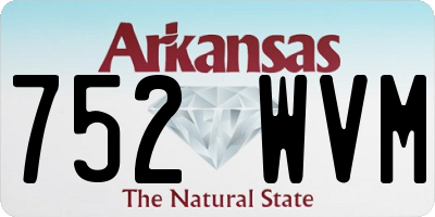 AR license plate 752WVM