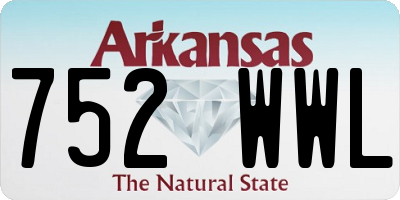 AR license plate 752WWL