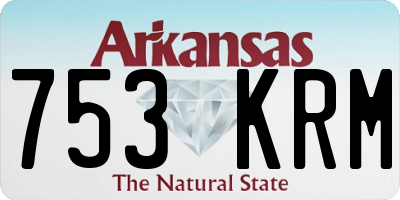 AR license plate 753KRM