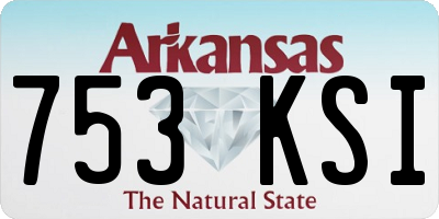 AR license plate 753KSI