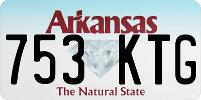 AR license plate 753KTG