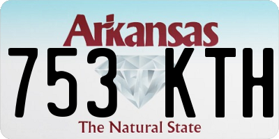 AR license plate 753KTH
