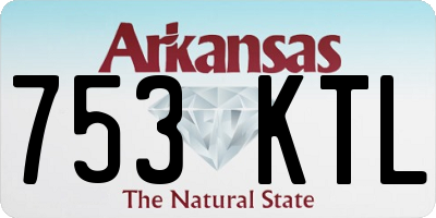 AR license plate 753KTL